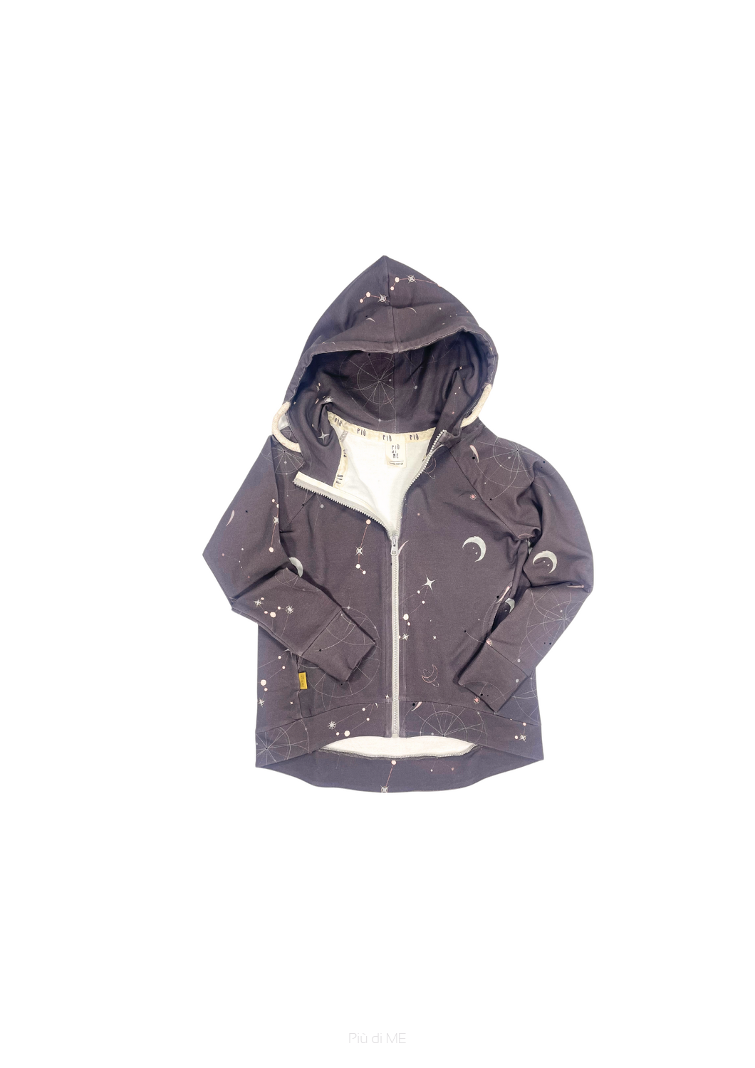 238-24	HOODIE ZIP  CONSTELLATION / GRAPHITE