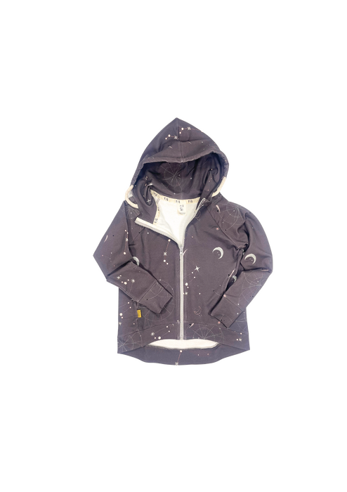 238-24	HOODIE ZIP  CONSTELLATION / GRAPHITE