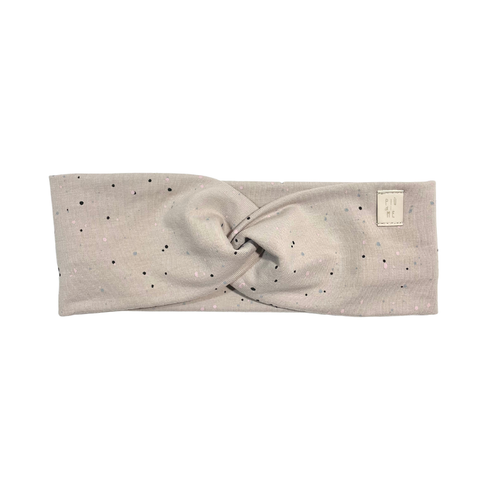 286-22 HEADBAND /AURORA BOREALIS - LIGHT CAPUCCINO 