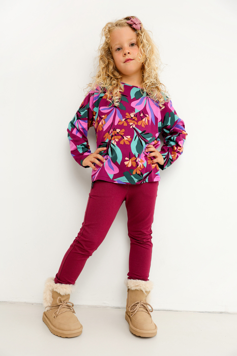 206-25 LONGSLEEVE / FLOWERS PATTERN