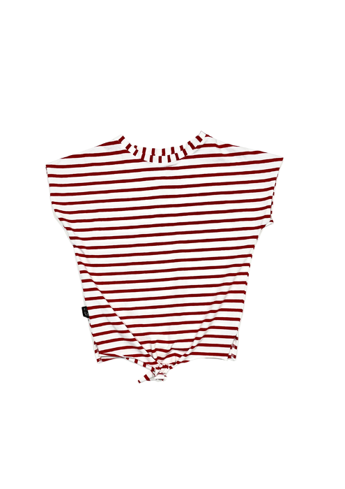 23-21 T-SHIRT / RED WH BOW