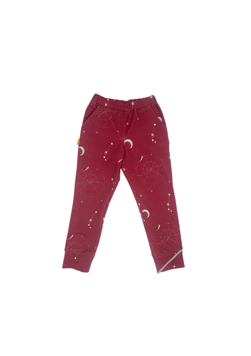 277-24	TROUSERS WINTER CONSTELLATION - / CHERRY RED