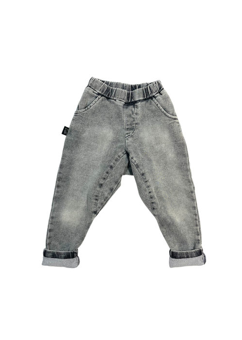*258-22 TROUSERS JEANS CARGO BOY / GRAY