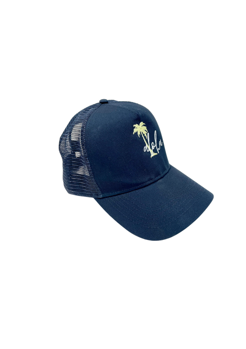 071-23 SNAP CAP ''ALOHA" / NAVY 
