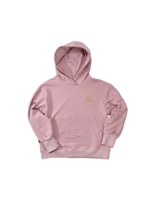 051-25 HOODIE ARTIST - PINK POWDER