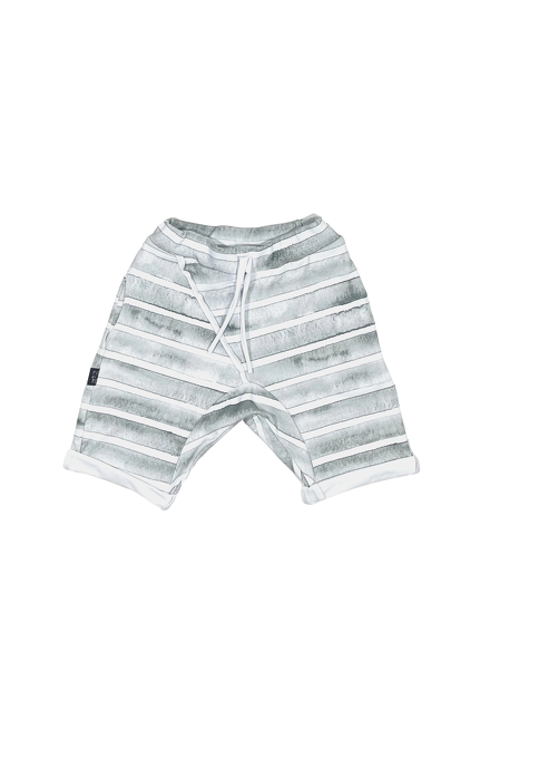 092-22 SHORTS / WATER COLOR STRIPES
