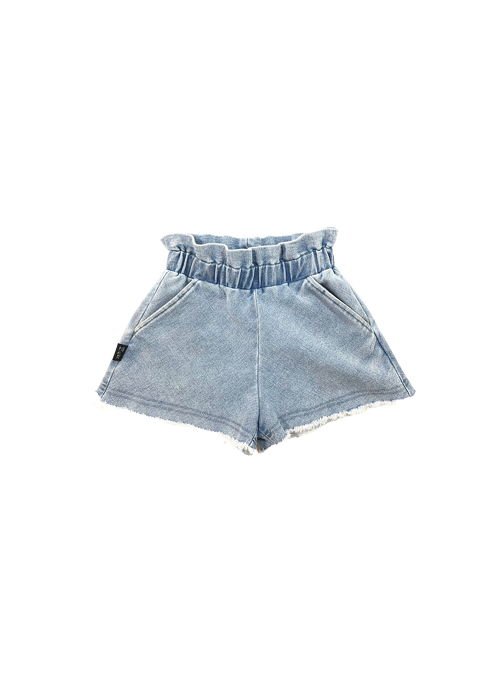 *DENIM SHORTS GIRL - BLUE 