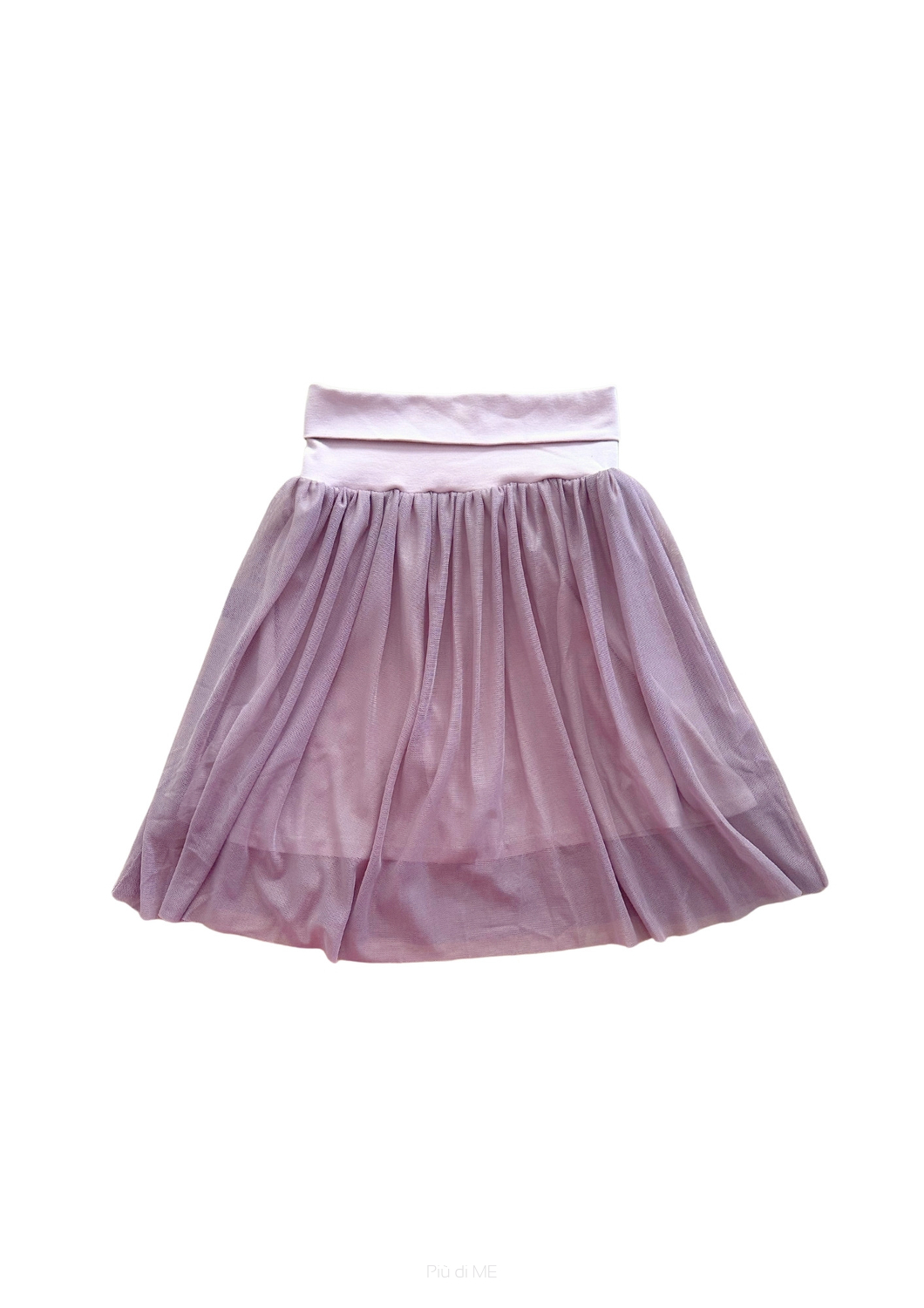 030-25 TULLE SKIRT -PINK & VELVET