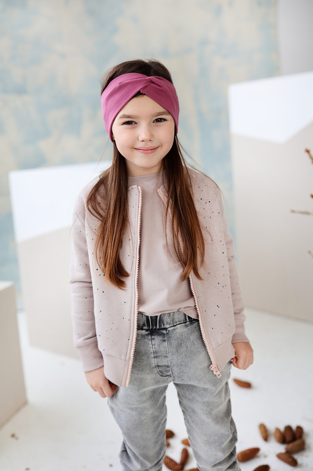 221-22 BOMBER JACKET / AURORA BOREALIS - LIGHT  CAPPUCCINO