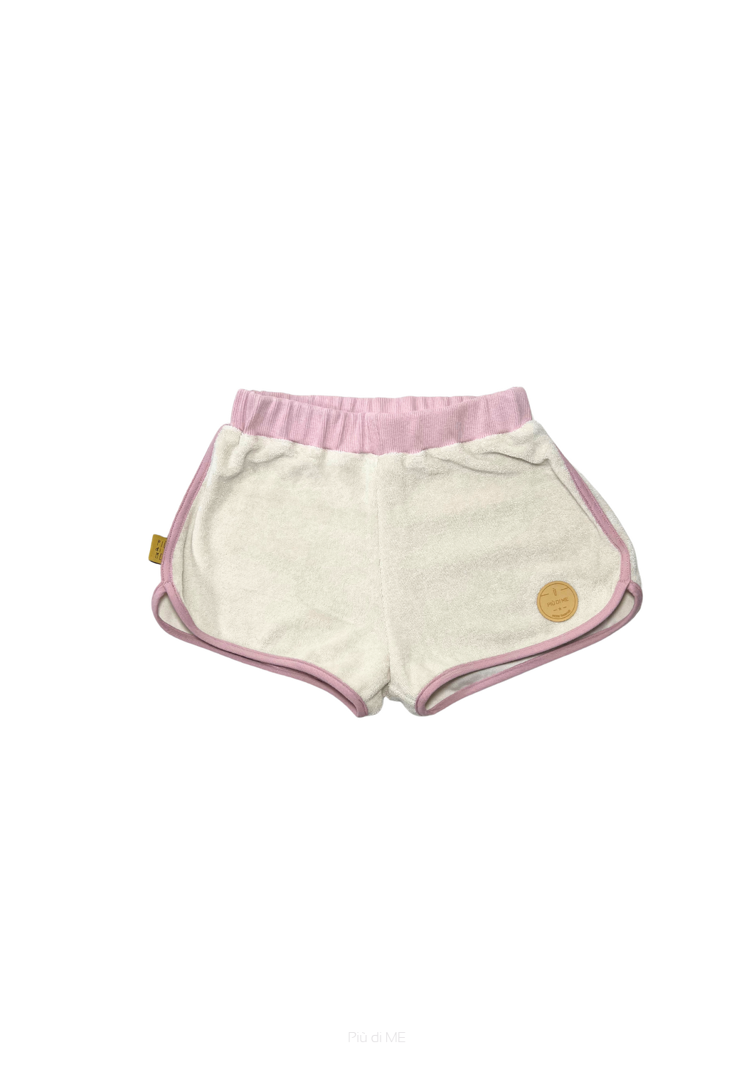 038-25 SHORT FROTE - CREAM & PINK