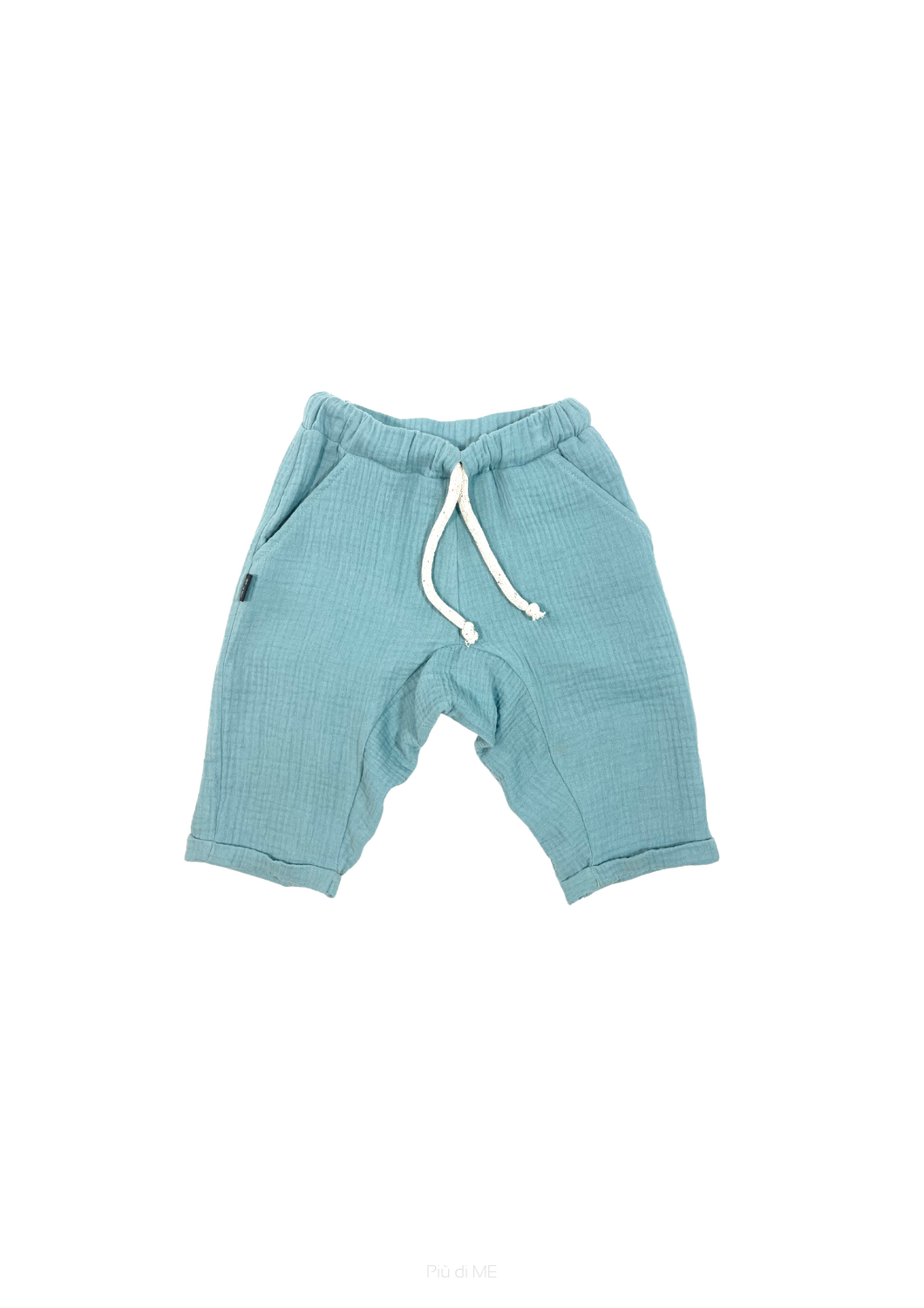 061-23 MUSLIN SHORTS / MARITIME   - GOTS