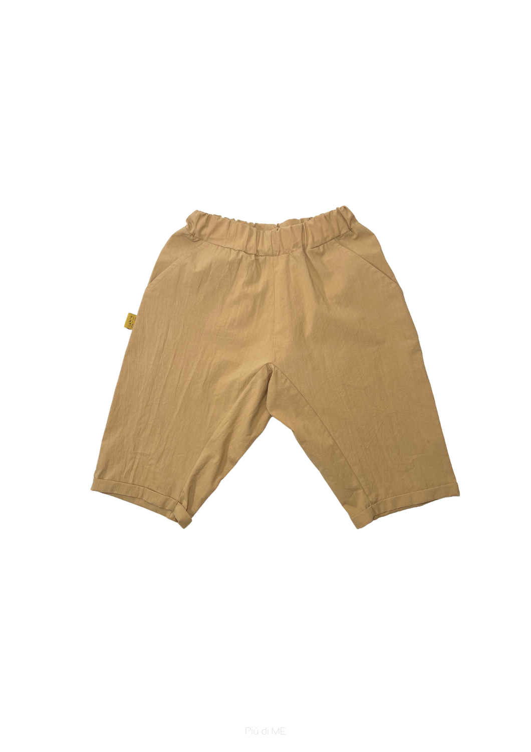 084-25 HAREM SHORTS - OCHRE   ( 100% COTTON )