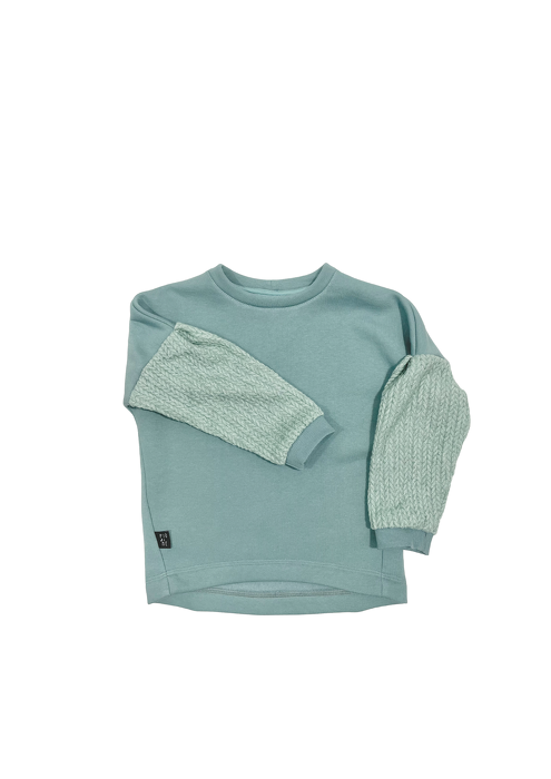078-21 PULLOVER /  mint stone