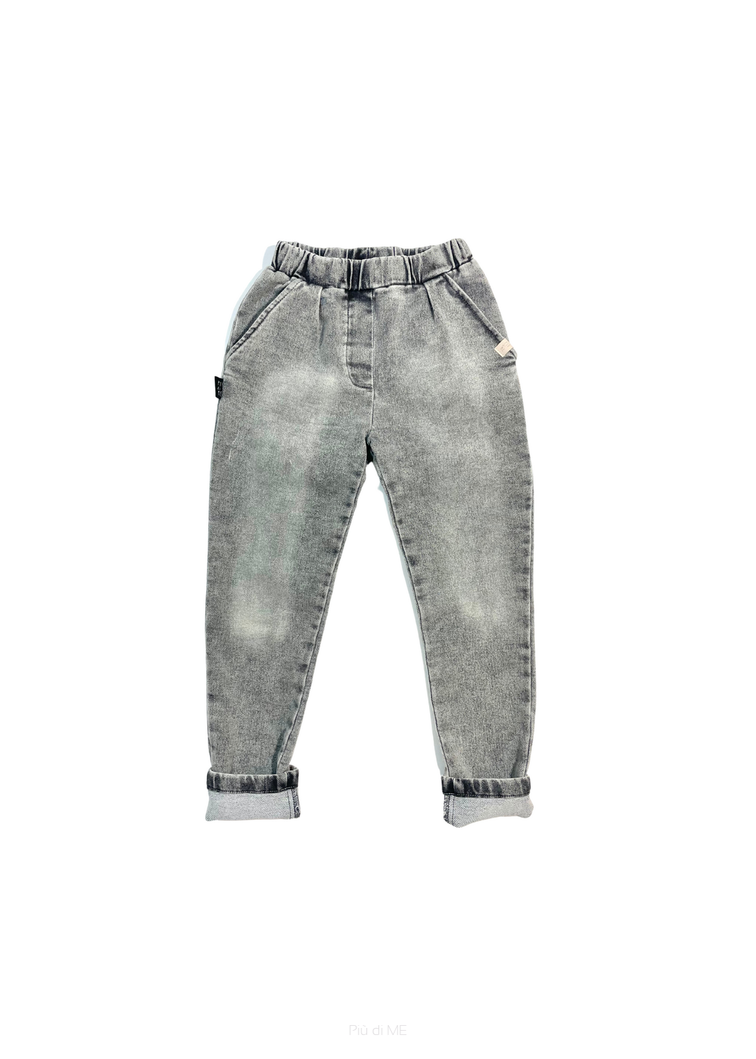 *233-22  TROUSERS JEANS GIRL / GRAY  