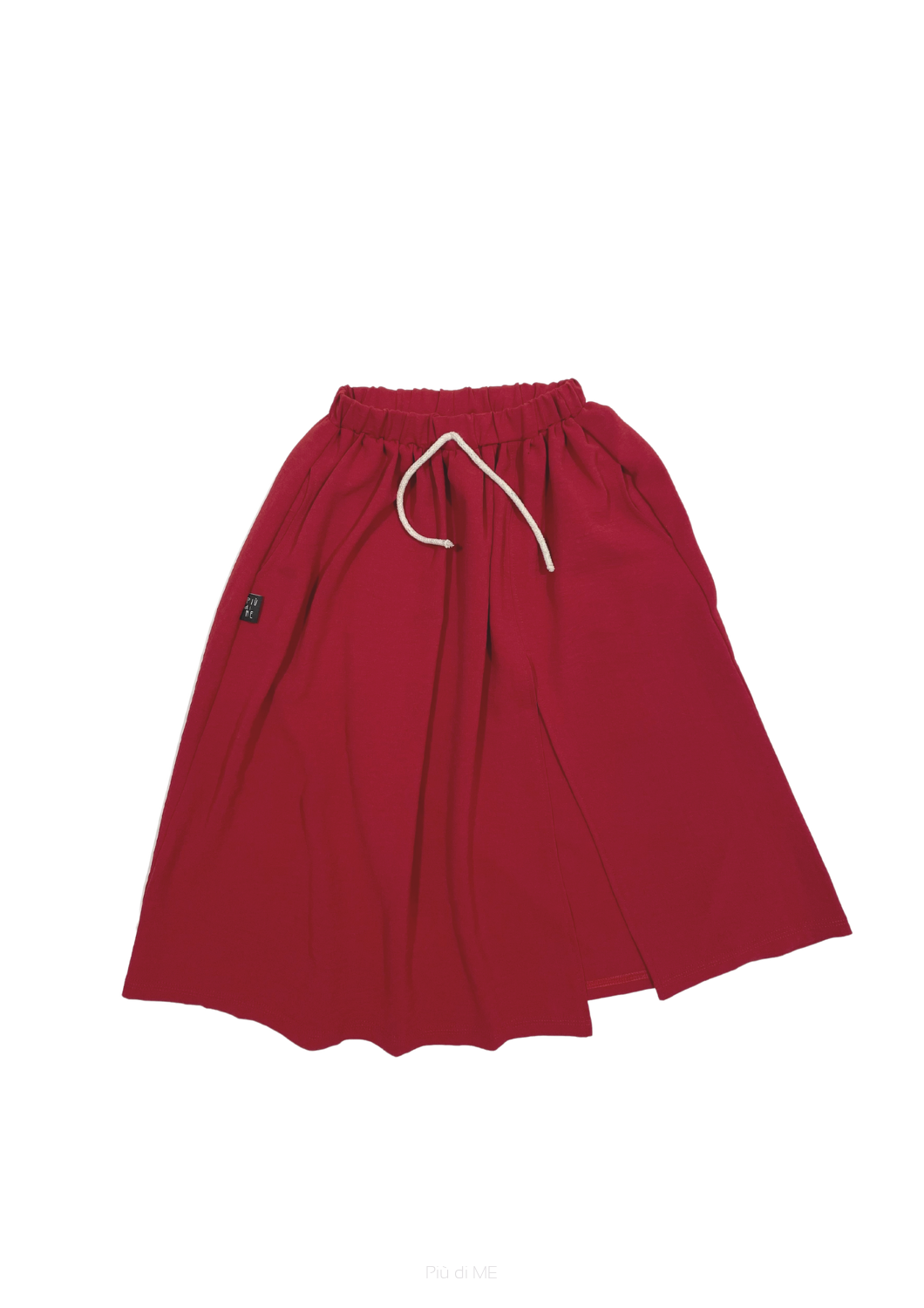 11-21 SKIRT MAXI / RED COLOR CREPE