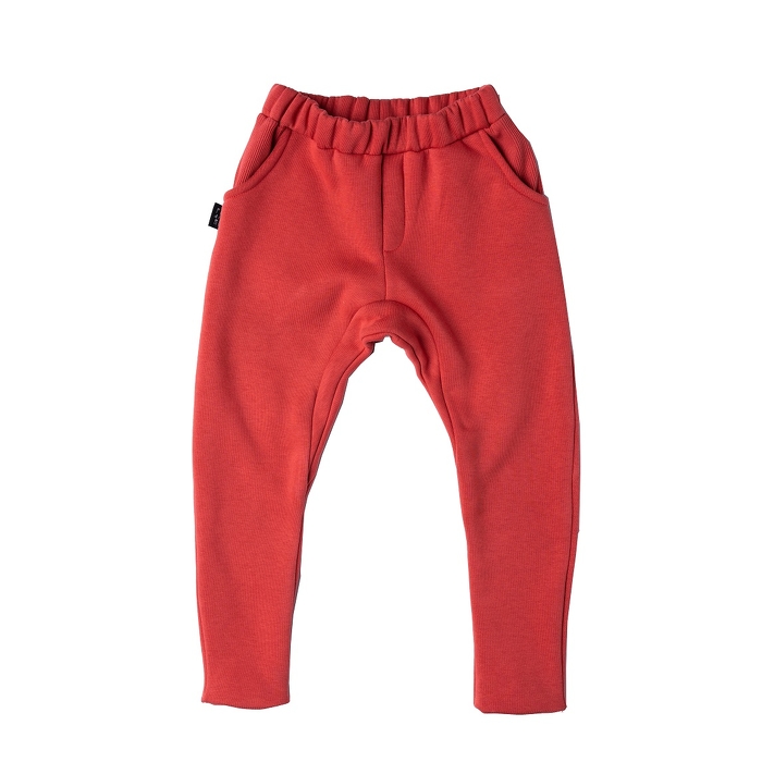 *117-20 TROUSERS SKATE  / red stone