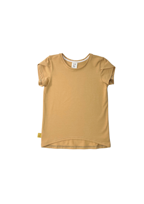 018-25 T-SHIRT TULIP - OCHRE