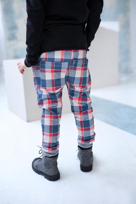 259-22  WINTER TROUSERS / RED CHECK 