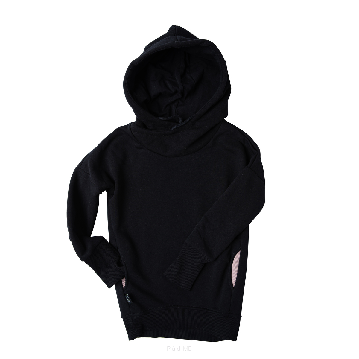 88-20 TUNIC HOODIE / black