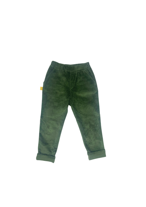 283-24 CORDUROY PANTS / DARK GREEN