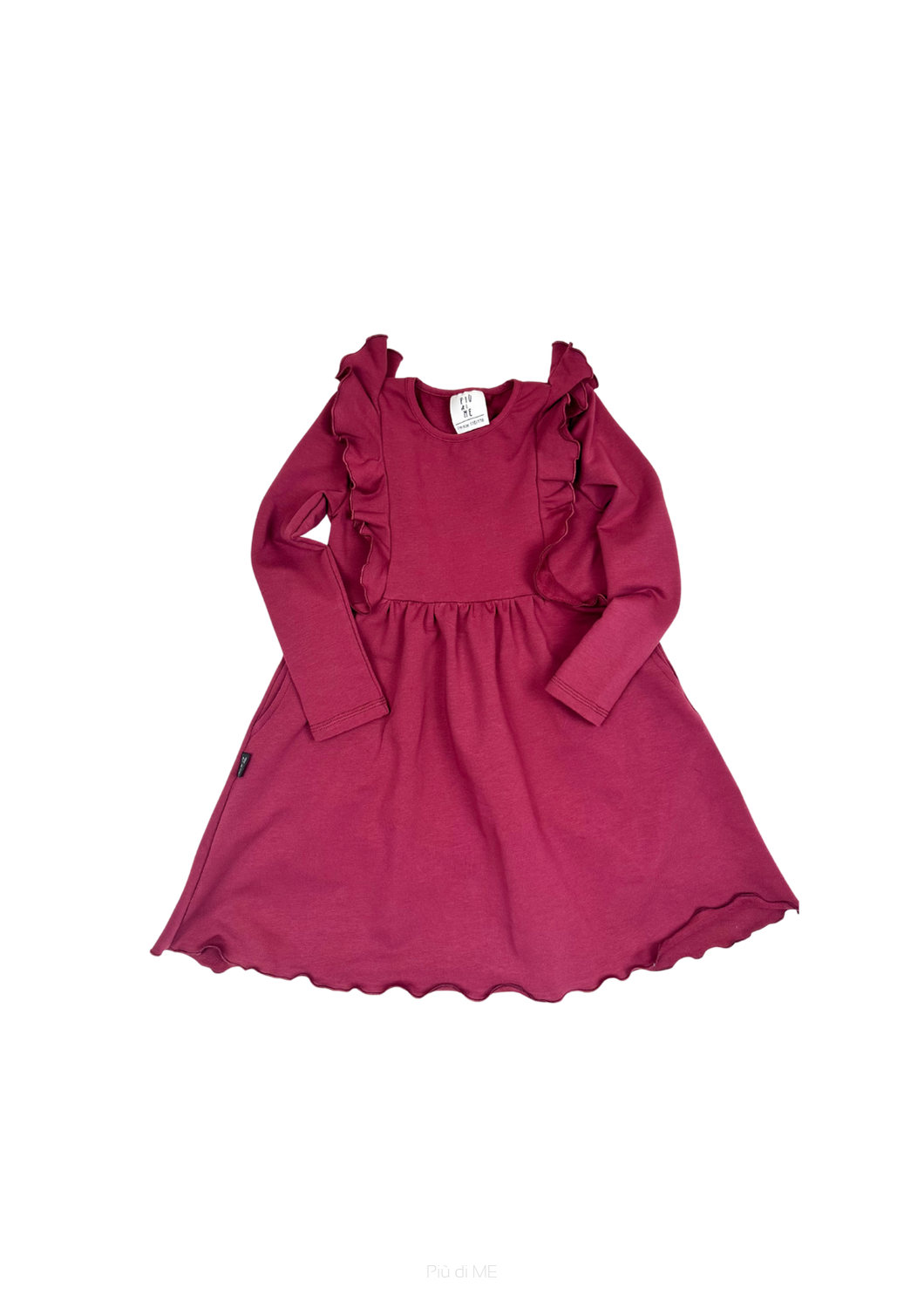 202-25 DRESS / BRICK RED
