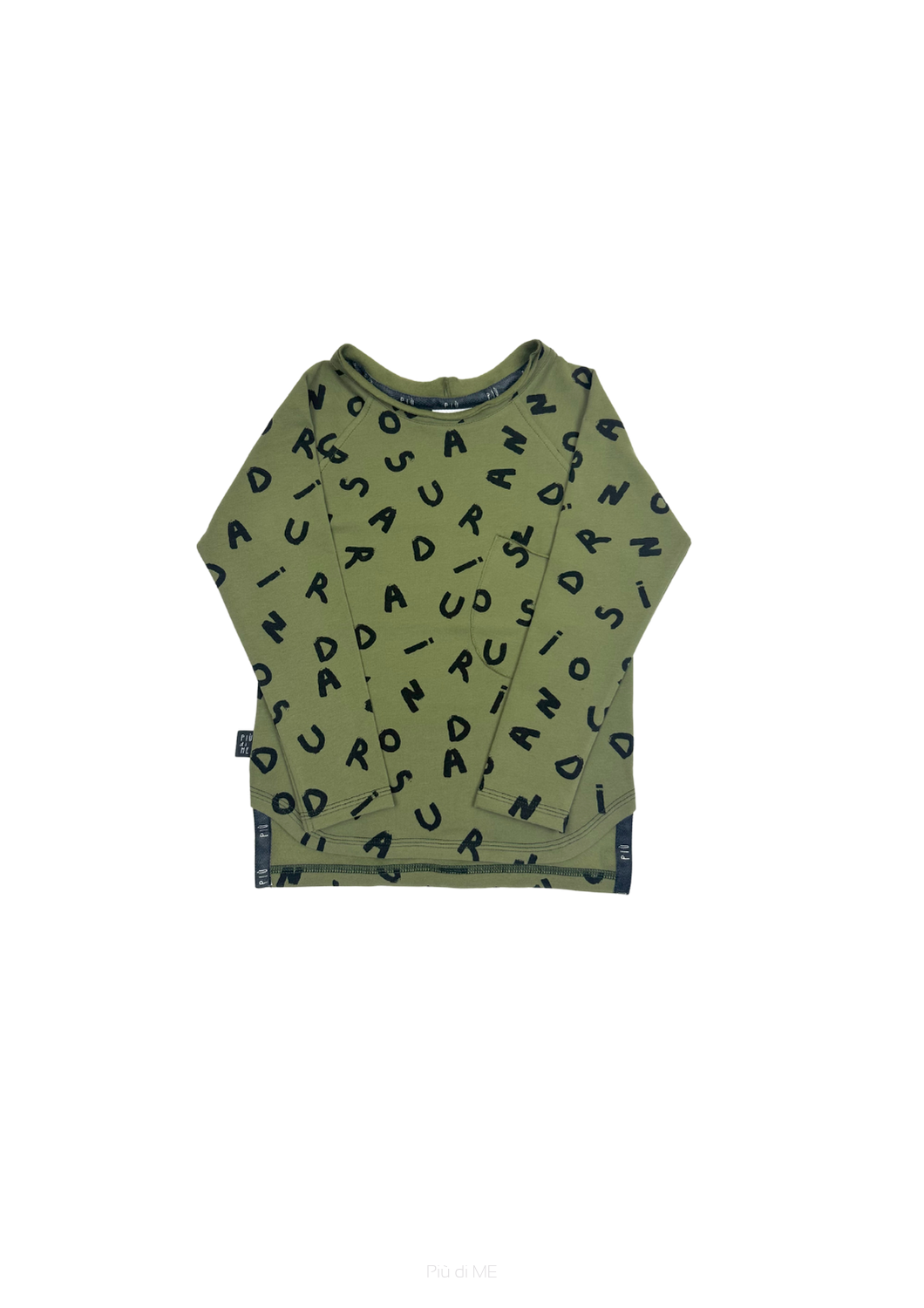 258-25 LONGSLEEVE / GREEN LETTERS